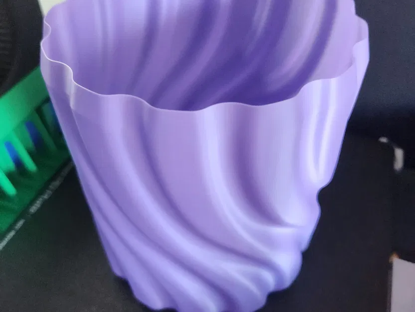 Bình hoa xoắn ốc đơn giản để lưu trữ đồ vật - Image 1