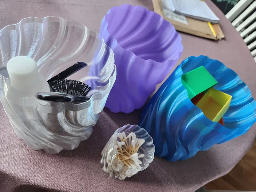 Bình hoa xoắn ốc đơn giản để lưu trữ đồ vật - Image 3