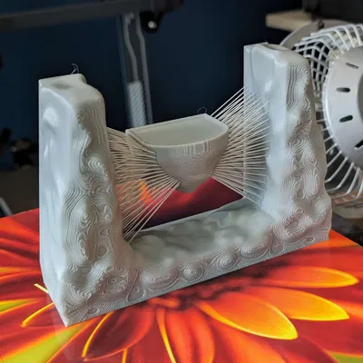 Đảo treo lơ lửng bằng dây thừng độc đáo