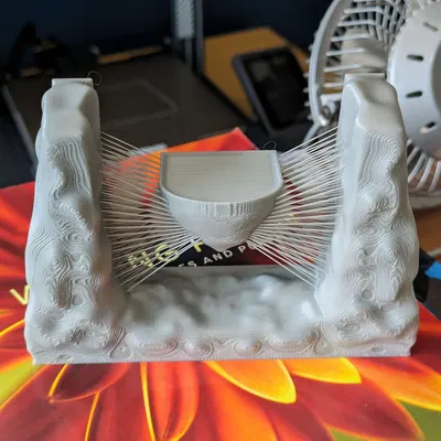 Đảo treo lơ lửng bằng dây thừng độc đáo