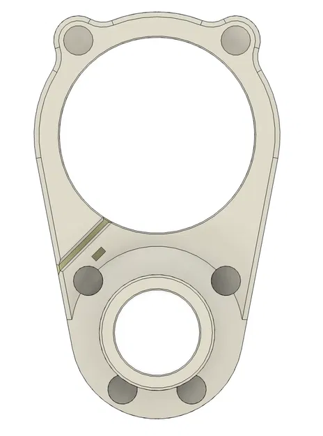 Giá đỡ bụi cho trục CNC 80mm, ống hút chân không 35mm - Image 4