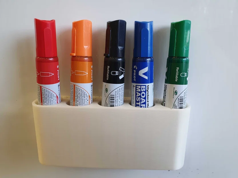 Giá đỡ bút lông từ tính cho bảng trắng 5/8/10 bút - Image 1