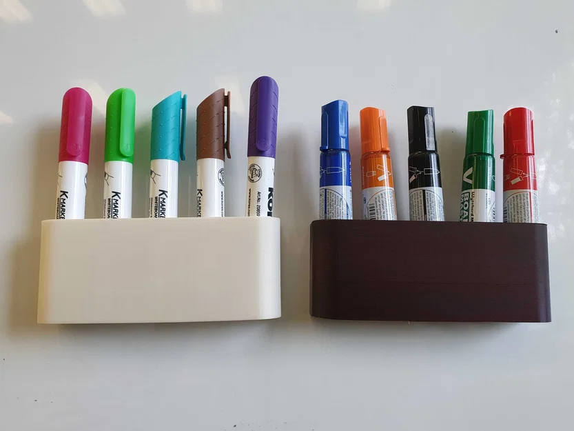 Giá đỡ bút lông từ tính cho bảng trắng 5/8/10 bút - Image 2