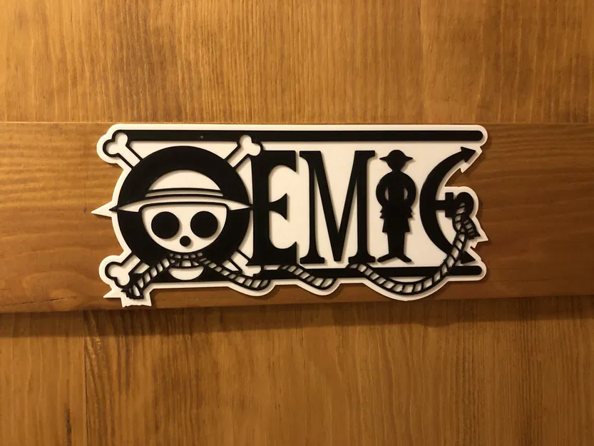 Biển tên cửa One Piece cho fan hâm mộ EMIE - Image 2