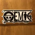 Biển tên cửa One Piece cho fan hâm mộ EMIE - Thumbnail 2