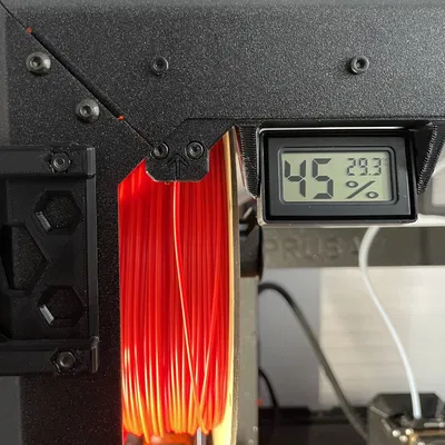 Giá đỡ nhiệt kế điều chỉnh và hướng dẫn filament bên trá...