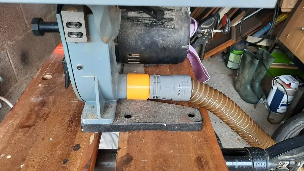 Bộ chuyển đổi ống cho máy cưa băng Delta 28-185 sang máy hút bụi Dyson DC07 - Image 1