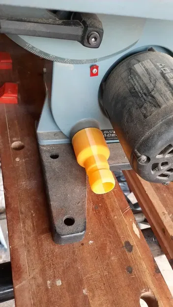 Bộ chuyển đổi ống cho máy cưa băng Delta 28-185 sang máy hút bụi Dyson DC07 - Image 4