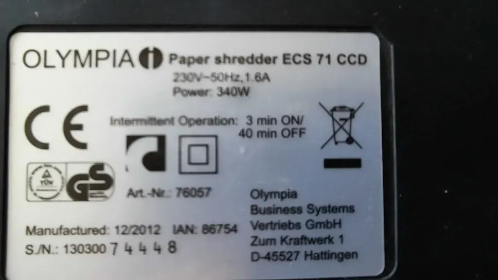 Sửa chữa công tắc cho máy hủy tài liệu Olympia ECS71 - Image 6