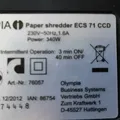 Sửa chữa công tắc cho máy hủy tài liệu Olympia ECS71 - Thumbnail 6