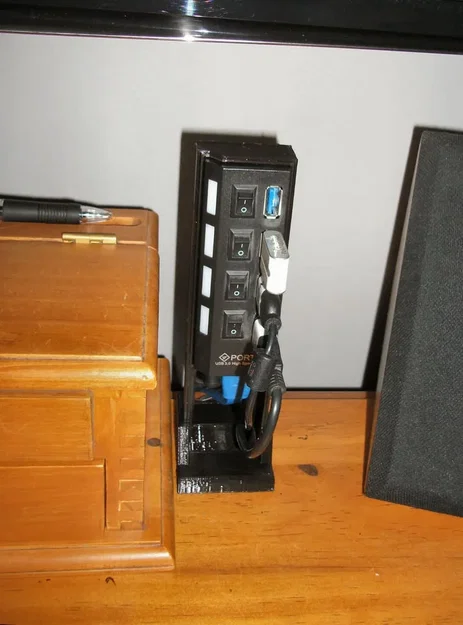 Giá đỡ USB Hub dọc với 7 cổng kết nối - Image 2