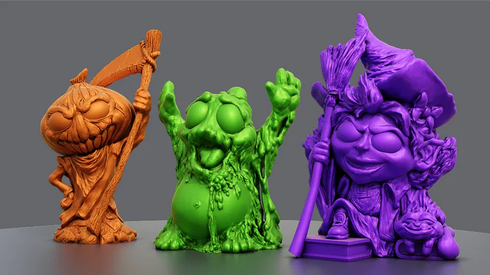 Mô hình bí ngô và quái vật Halloween 2023 - Image 2