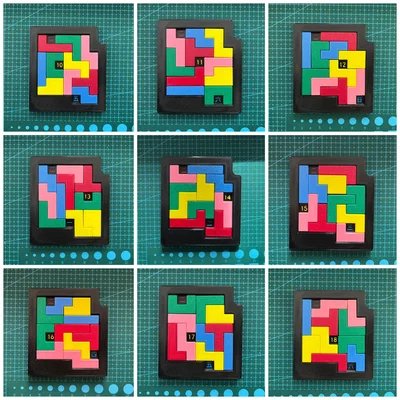 Lịch ghép hình 3D giải đố cho mỗi ngày trong tháng