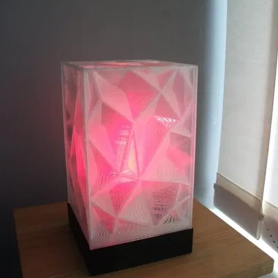 Đế đèn crinkle với đui E14 cho bóng nến đổi màu