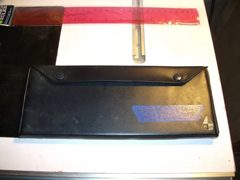 Giá đỡ thước kẹp Vernier trong hộp vintage - Image 3