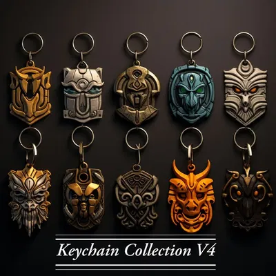 Bộ sưu tập móc khóa V4 với 20 thiết kế khác nhau