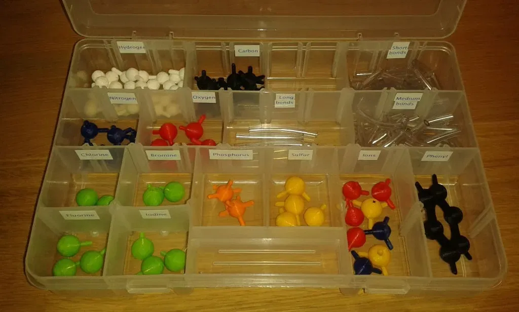 Bộ mô hình nguyên tử kết nối tạo mô hình phân tử - Image 3