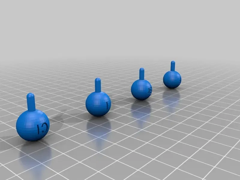 Bộ mô hình nguyên tử kết nối tạo mô hình phân tử - Image 18