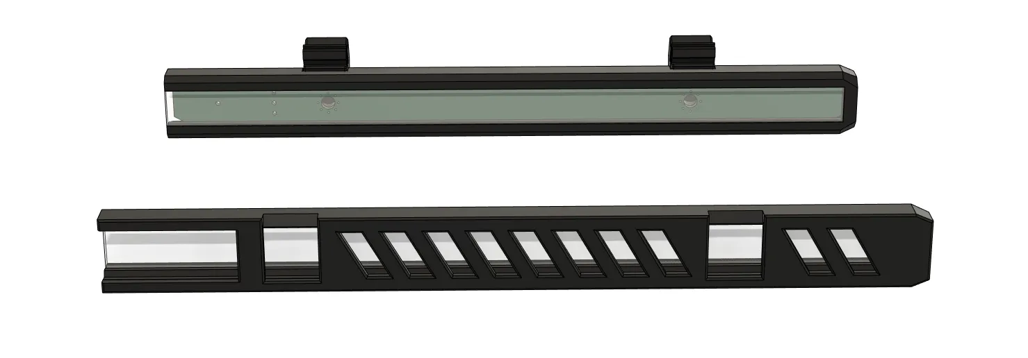 Bộ khuếch tán LED cho thanh diêm phong cách hiện đại - Image 2