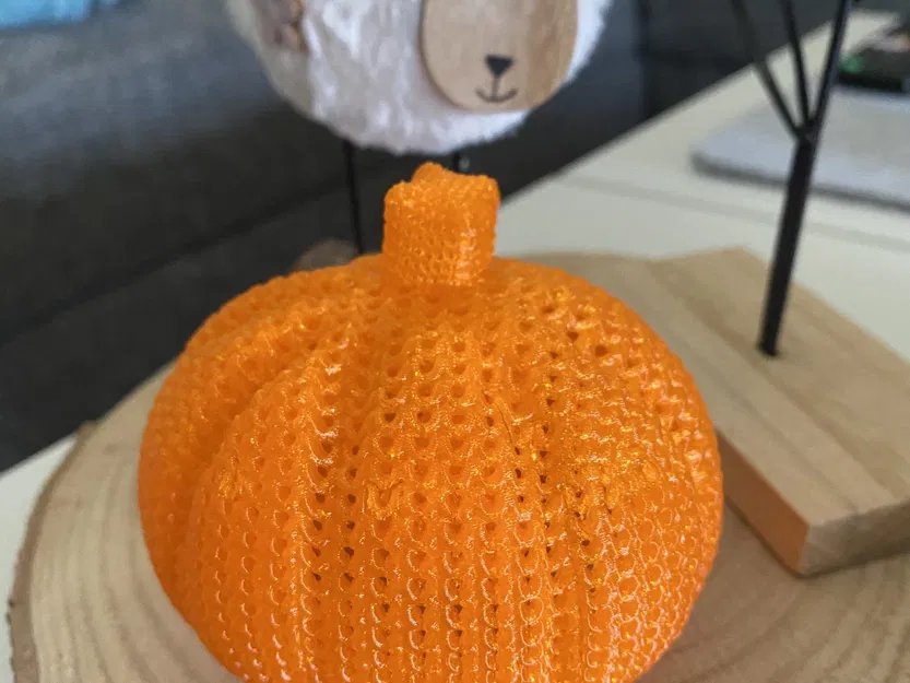 Quả bí ngô đan móc phong cách mùa thu - Image 1