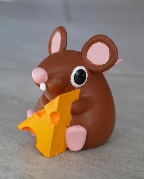 Chuột Mập Đang Ăn Phô Mai - Image 2