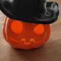 Nắp bí ngô trên mũ phù thủy cho Halloween - Thumbnail 2