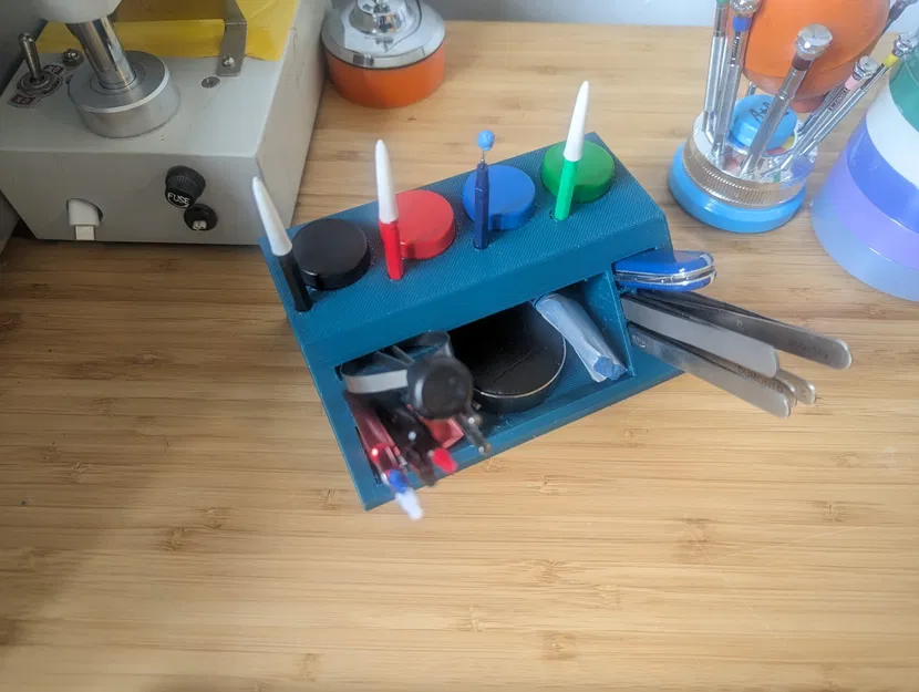 Giá đỡ công cụ sửa đồng hồ nhỏ gọn cho Prusa Mini - Image 2