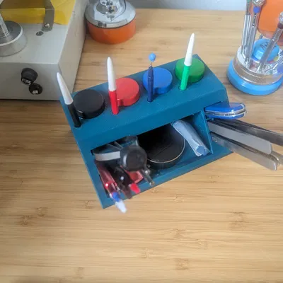 Giá đỡ công cụ sửa đồng hồ nhỏ gọn cho Prusa Mini