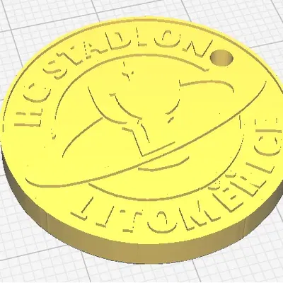 **Móc khóa logo sân vận động HC Litoměřice**