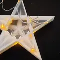 Ngôi sao Giáng sinh 5 điểm phân đoạn với đế LED - Thumbnail 8