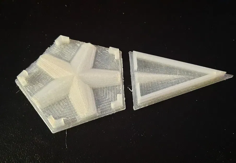 Ngôi sao Giáng sinh 5 điểm phân đoạn với đế LED - Image 13