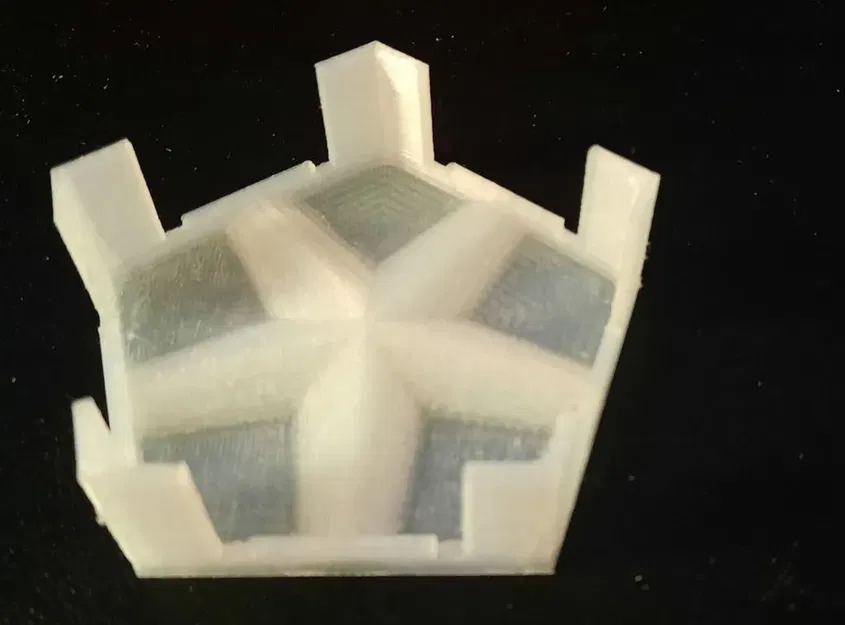 Ngôi sao Giáng sinh 5 điểm phân đoạn với đế LED - Image 14