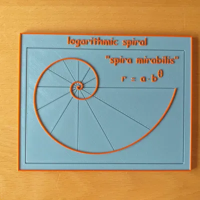 Vòng xoắn logarit với tính chất hình học tuyệt đẹp