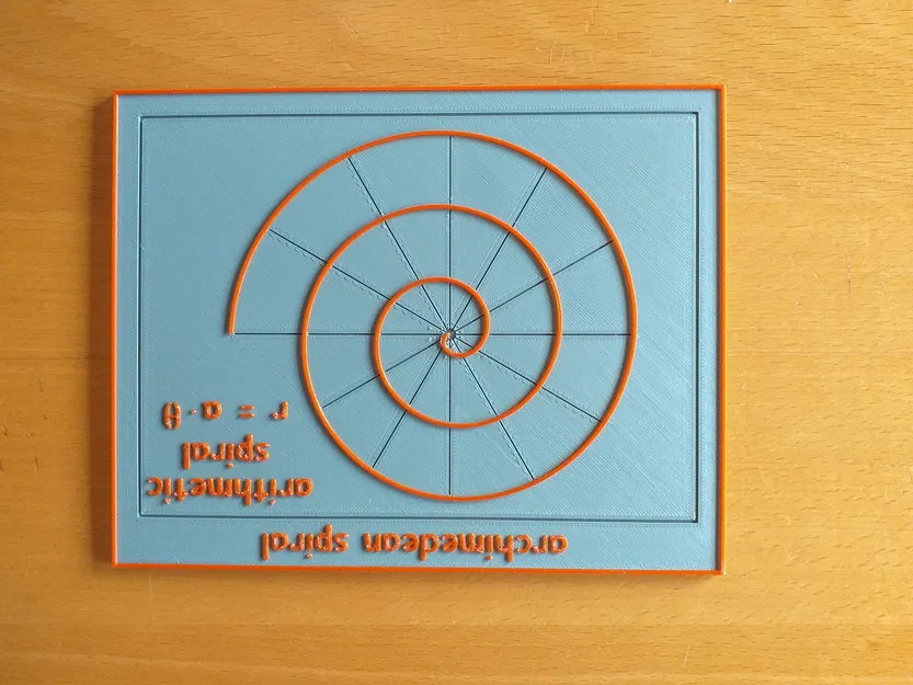 Công cụ toán học: Mô hình xoắn ốc Archimedes 3D - Image 1