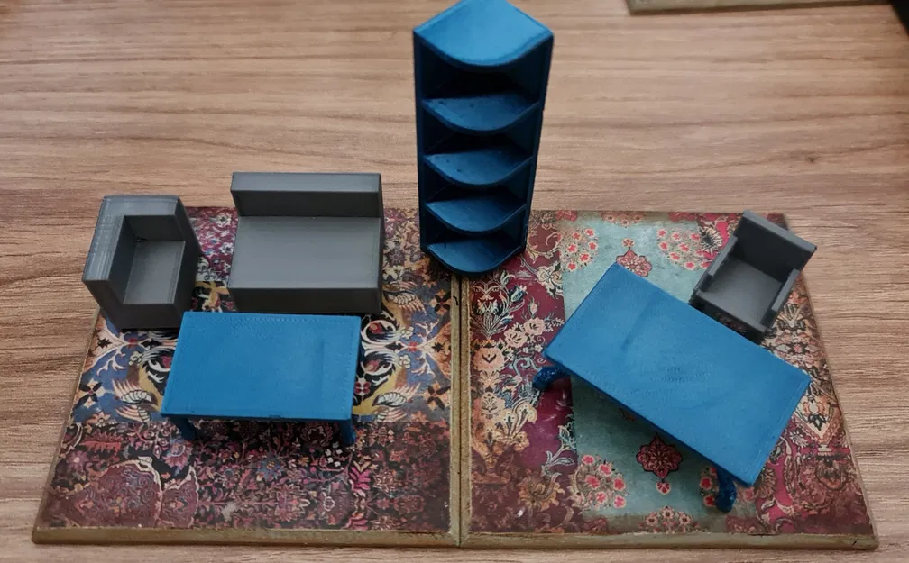 Bộ đồ nội thất cho ngôi nhà búp bê thiết kế riêng - Image 1