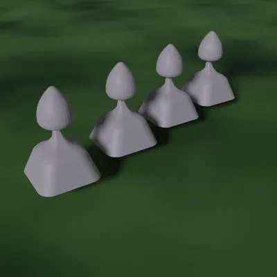 Nút bấm keycap hình nấm phiên bản thứ hai