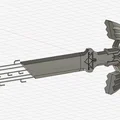 Kiếm Master Sword trong Tears of The Kingdom dạng wireframe - Thumbnail 1