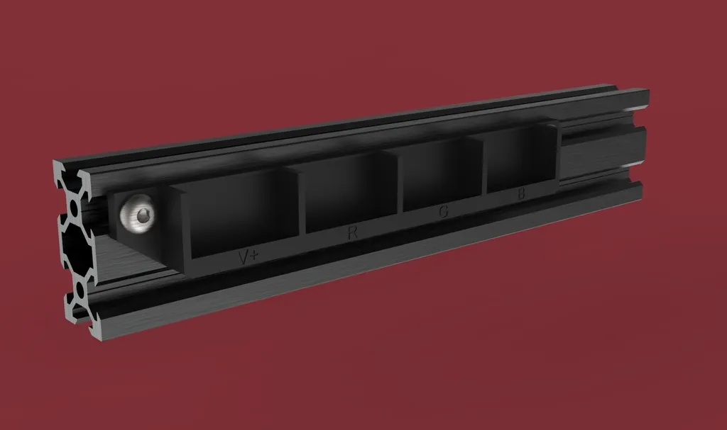 Giá đỡ kết nối Wago 5 chiều cho thanh nhôm 2040 - Image 1