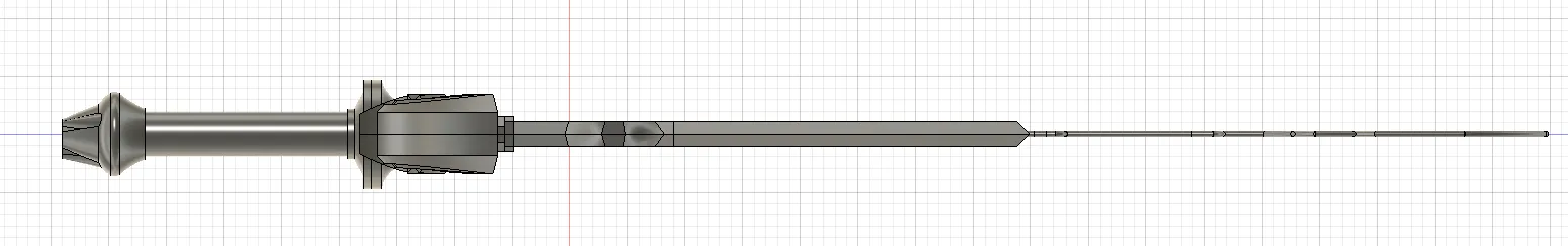 Kiếm Master Sword trong Tears of The Kingdom dạng wireframe - Image 3