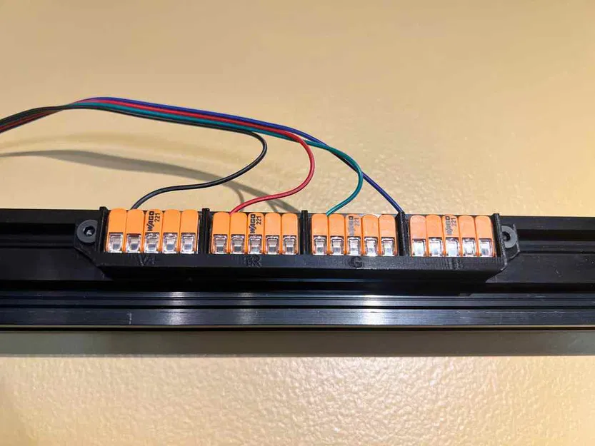 Giá đỡ kết nối Wago 5 chiều cho thanh nhôm 2040 - Image 2