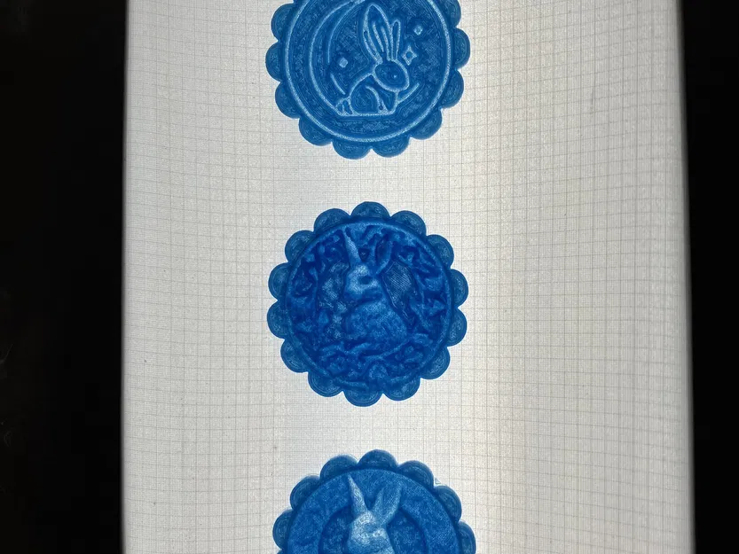 Khuôn bánh trung thu hình thỏ và mặt trăng 14 rãnh - Image 1