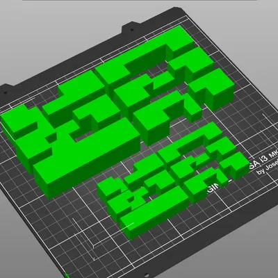 Câu đố "Teufelsknoten" - Mô hình ghép 2 thanh trong từng chiều