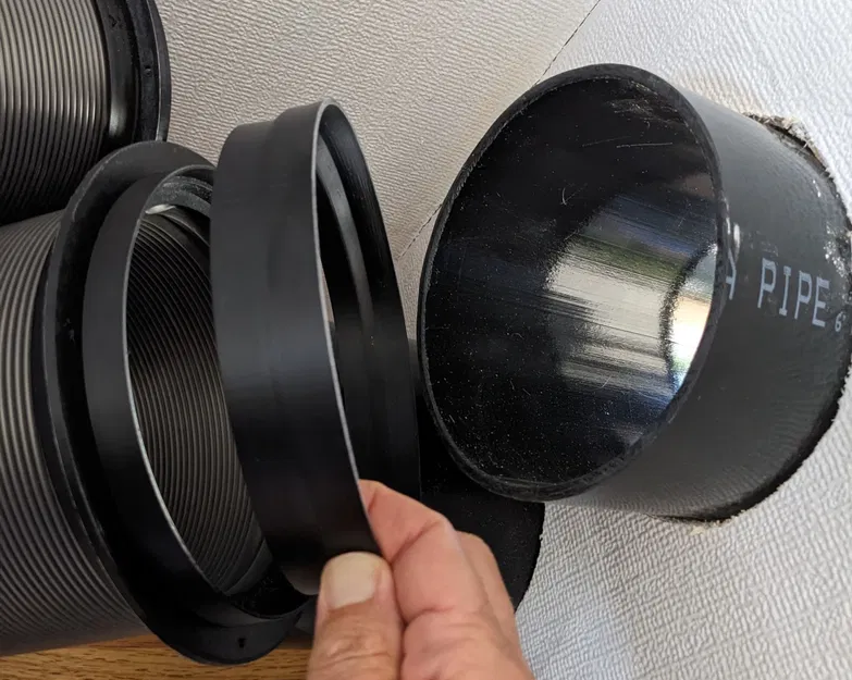 Bộ chuyển đổi ống lớn Ecoflow Wave 2 sang ống thoát 6 - Image 2