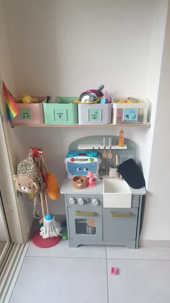 Thùng chứa đồ chơi trẻ em mở trên đỉnh - Image 1