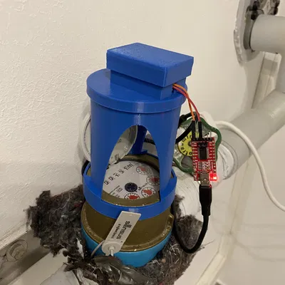 Nắp cao cho giá đỡ camera ESP32 đọc đồng hồ nước