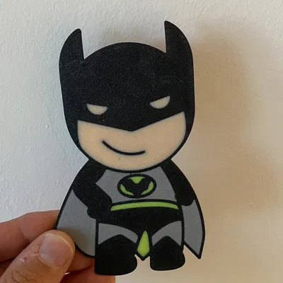 Batman Chibi nhiều màu sắc cho Bambu với Ams
