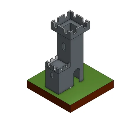 Lâu đài 3D thiết kế độc đáo và sáng tạo