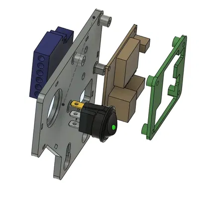Bộ điều khiển nhiệt độ và công tắc cho RatRig Chamber