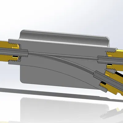 Bộ chia filament cho Bambu X1C cập nhật