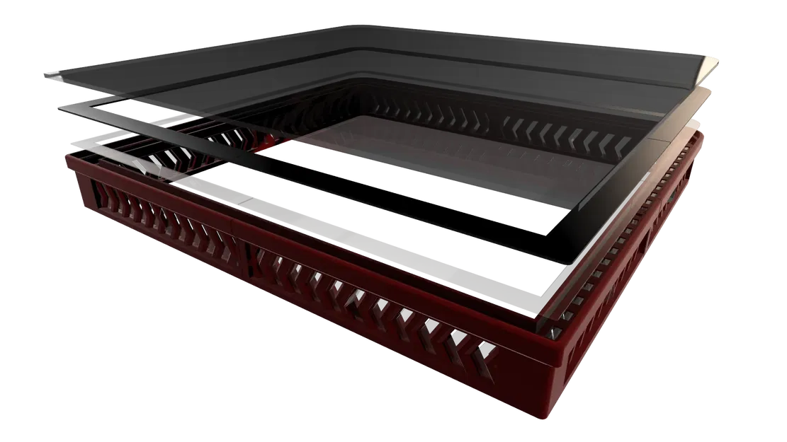 Nắp kính thông gió trượt Bambu P1P và X1 với tùy chọn LED - Image 7